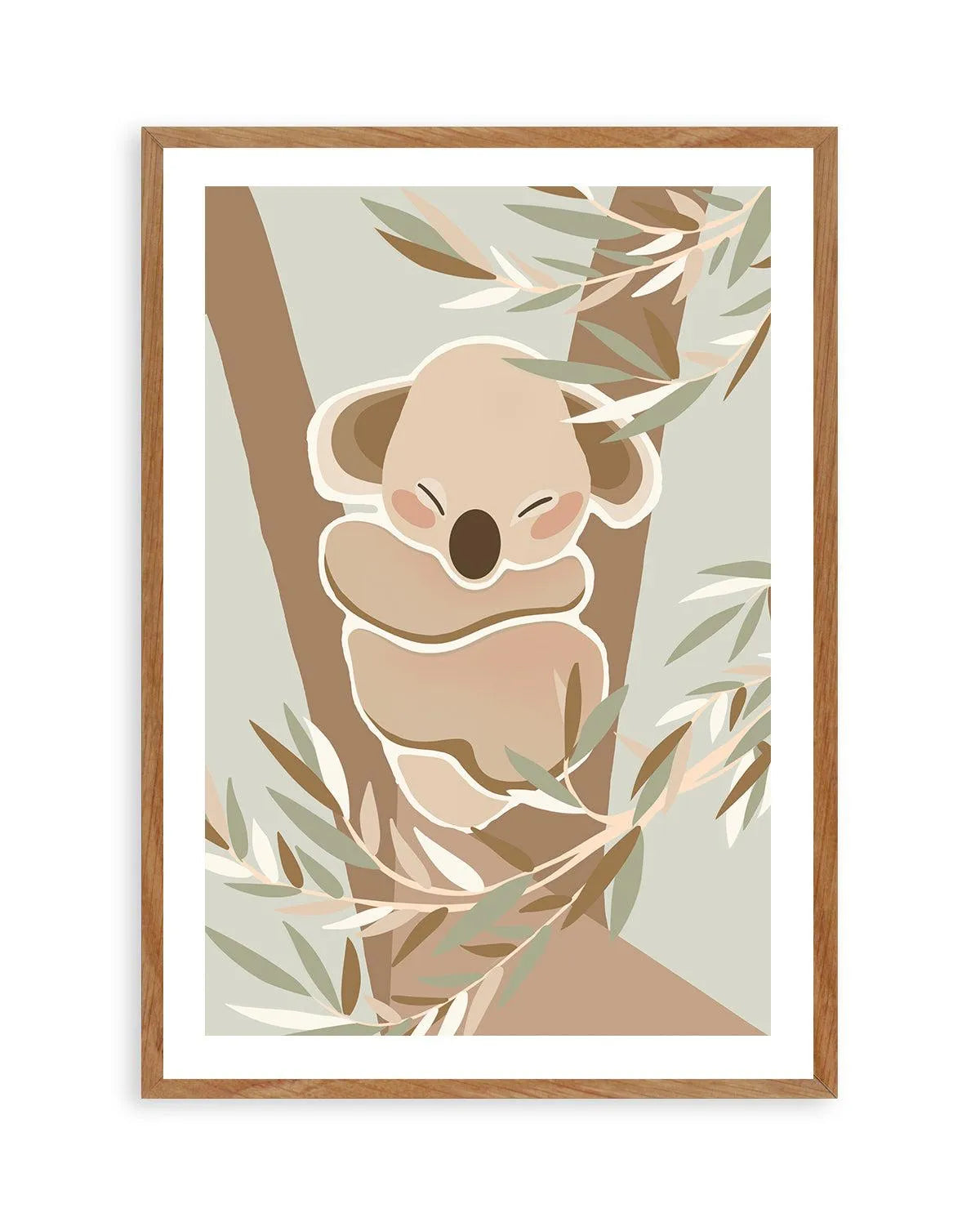Cozy KoalaArt Print-PRINT-Olive et Oriel-Olive et Oriel-Buy-Australian-Art-Prints-Online-with-Olive-et-Oriel-Your-Artwork-Specialists-Austrailia-Decorate-With-Coastal-Photo-Wall-Art-Prints-From-Our-Beach-House-Artwork-Collection-Fine-Poster-and-Framed-Artwork