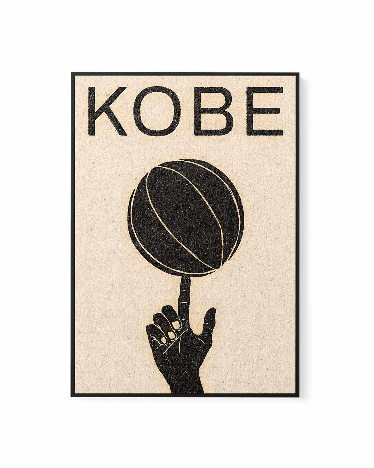 Kobe by David Schmitt | Framed Canvas Art Print