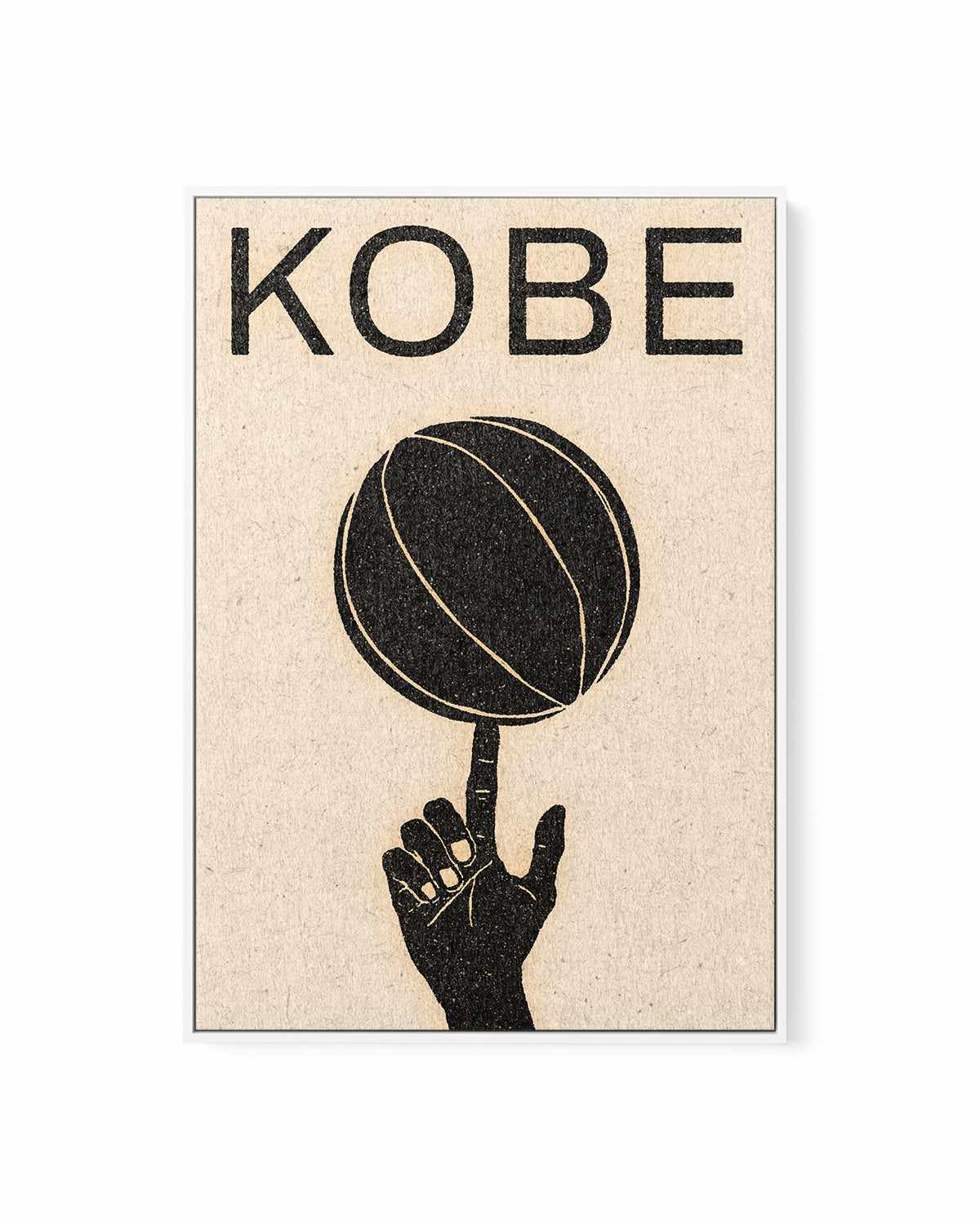 Kobe by David Schmitt | Framed Canvas Art Print