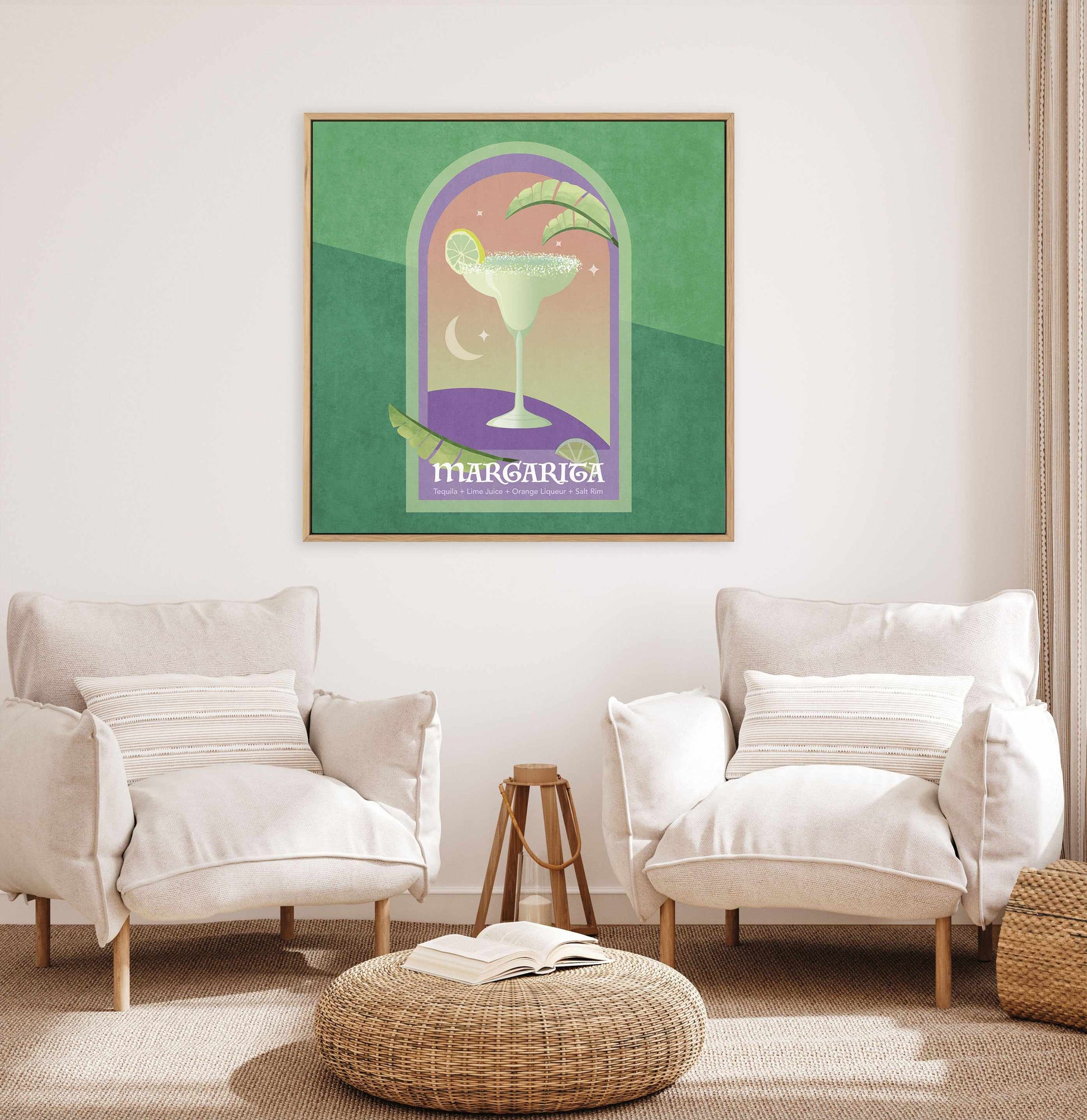 Margarita By Emel Tunaboylu | Framed Canvas Art Print from Olive et Oriel where you can shop wallpaper and artworks online