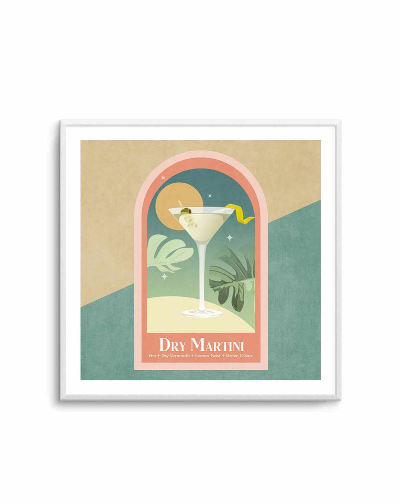 Kokteyl Dry Martini By Emel Tunaboylu | Art Print from Olive et Oriel where you can shop wallpaper and artworks online