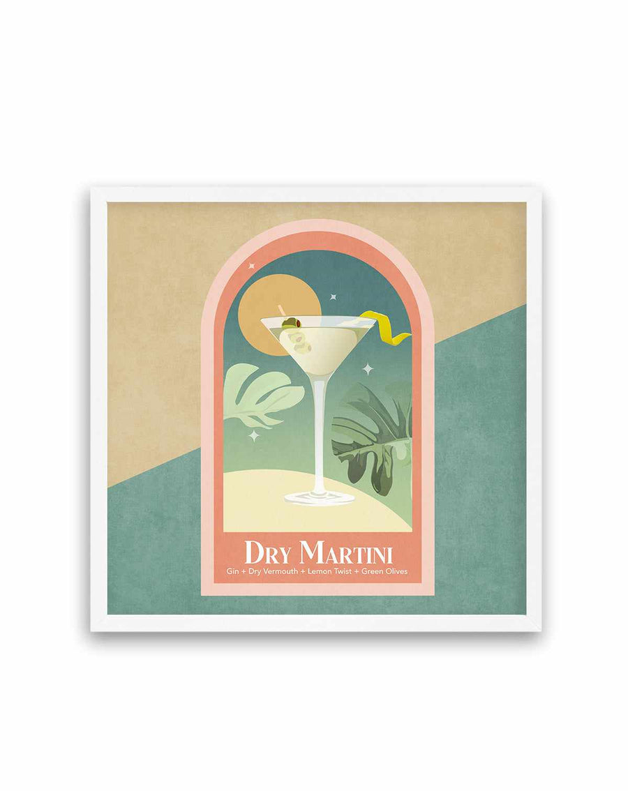 Kokteyl Dry Martini By Emel Tunaboylu | Art Print from Olive et Oriel where you can shop wallpaper and artworks online
