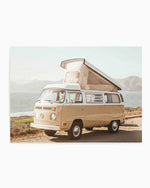 Kombi Beach Camper LS by Caleb Morris Art Print