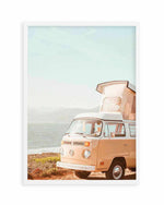 Kombi Beach Camper PT by Caleb Morris Art Print