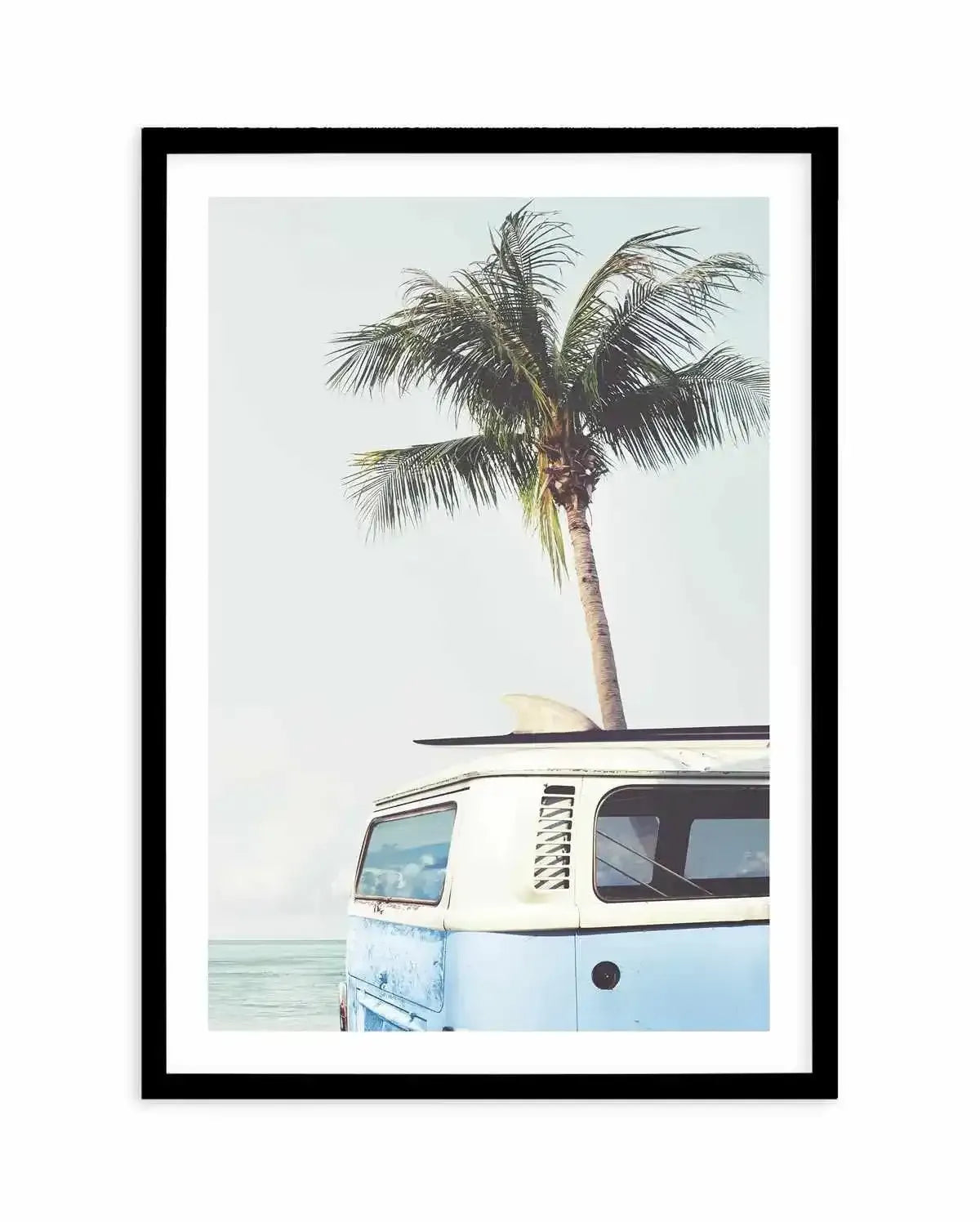 Kombi (Select Your colour) Art Print-PRINT-Olive et Oriel-Olive et Oriel-A4 | 8.3" x 11.7" | 21 x 29.7cm-Black-With White Border-Buy-Australian-Art-Prints-Online-with-Olive-et-Oriel-Your-Artwork-Specialists-Austrailia-Decorate-With-Coastal-Photo-Wall-Art-Prints-From-Our-Beach-House-Artwork-Collection-Fine-Poster-and-Framed-Artwork