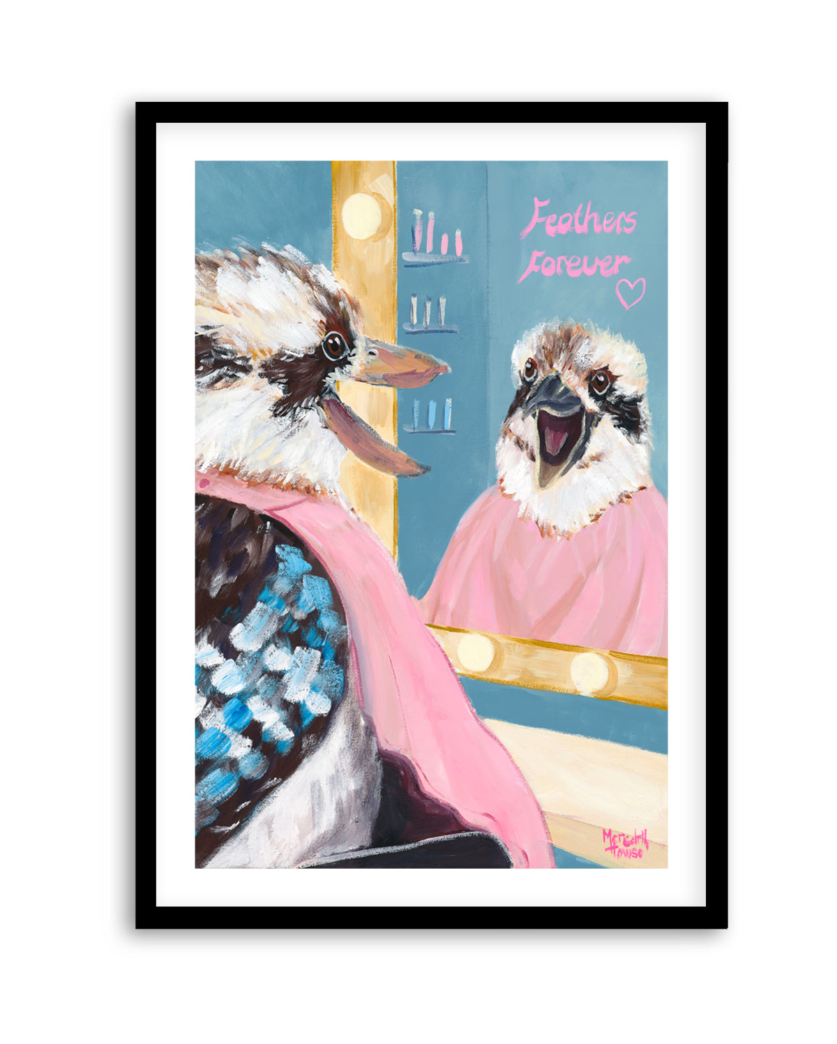 Kookaburra Featherdresser by Meredith Howse | Art Print