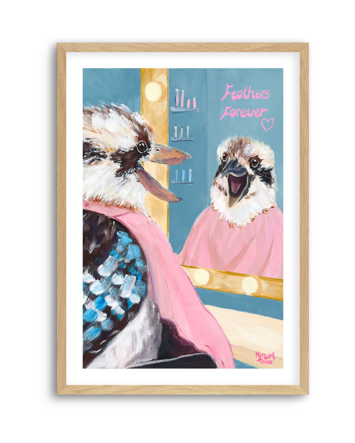 Kookaburra Featherdresser by Meredith Howse | Art Print