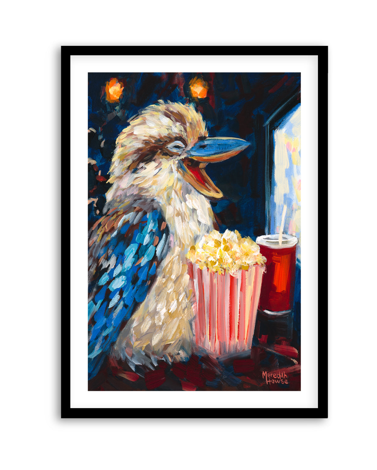 Kookaburra Popcorn by Meredith Howse | Art Print