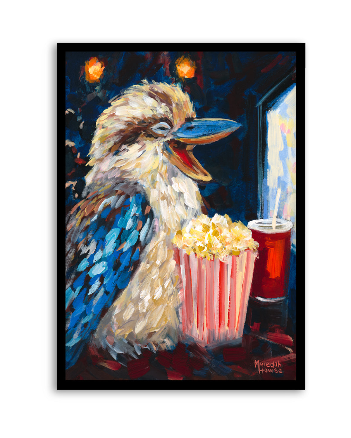 Kookaburra Popcorn by Meredith Howse | Art Print