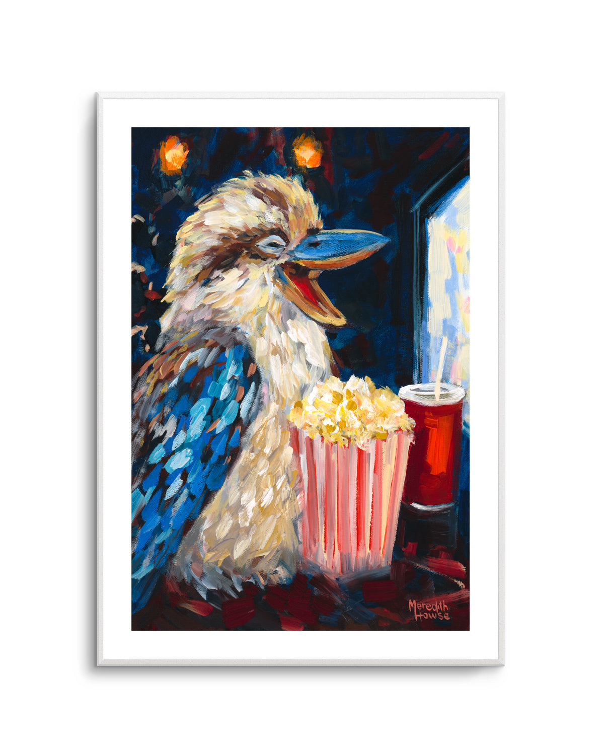 Kookaburra Popcorn by Meredith Howse | Art Print