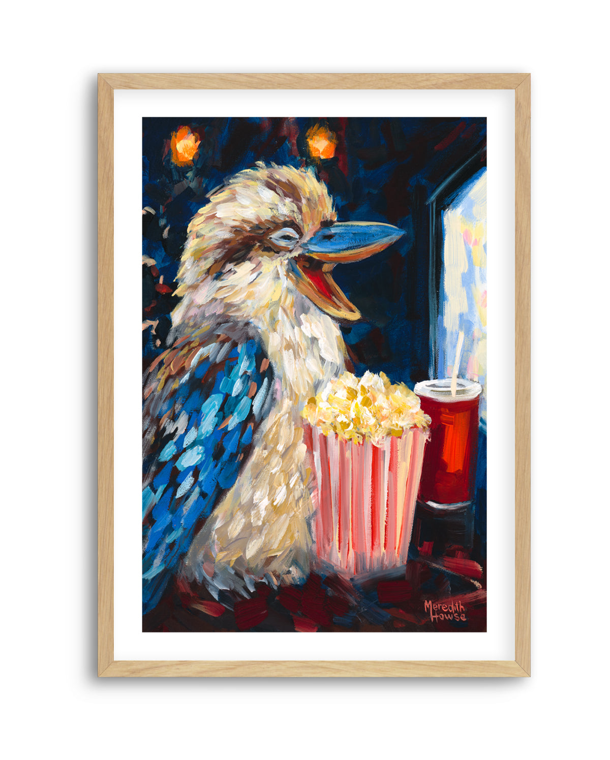 Kookaburra Popcorn by Meredith Howse | Art Print