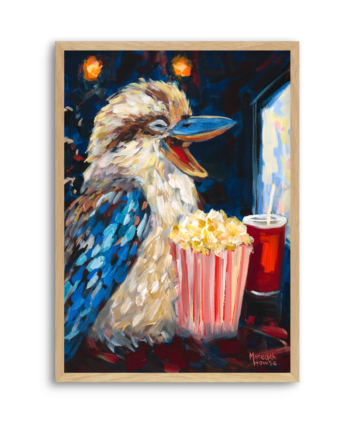 Kookaburra Popcorn by Meredith Howse | Art Print