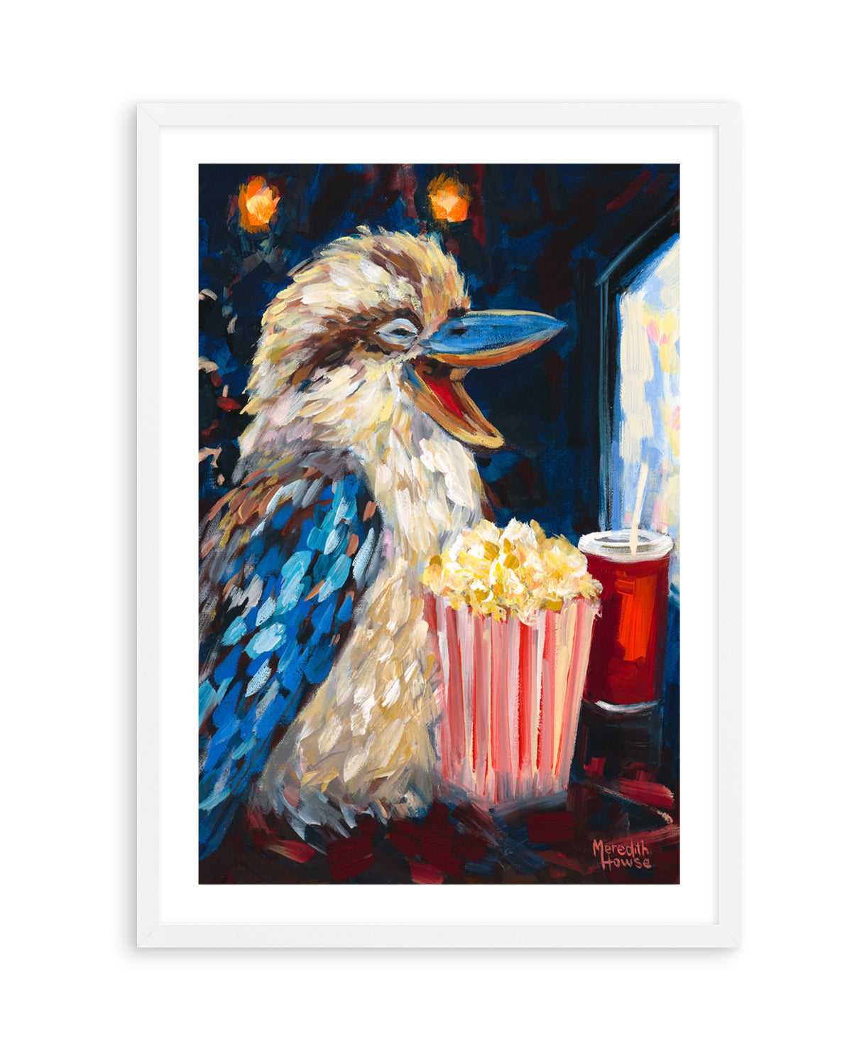 Kookaburra Popcorn by Meredith Howse | Art Print