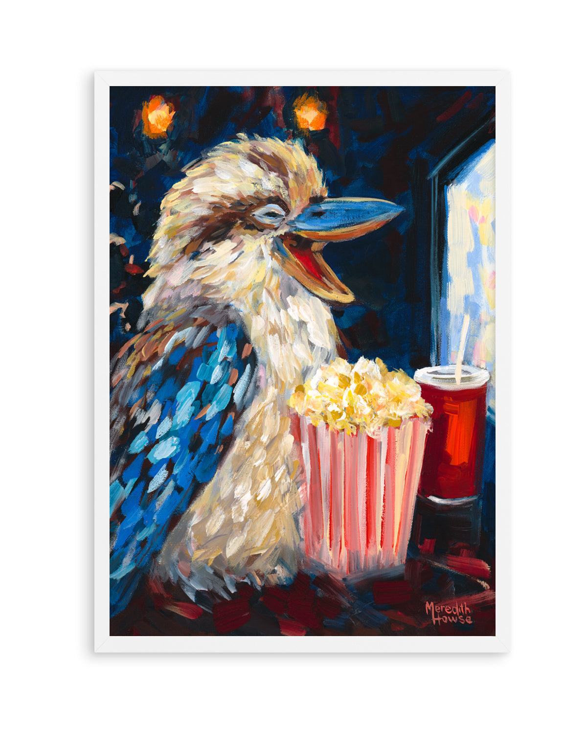 Kookaburra Popcorn by Meredith Howse | Art Print