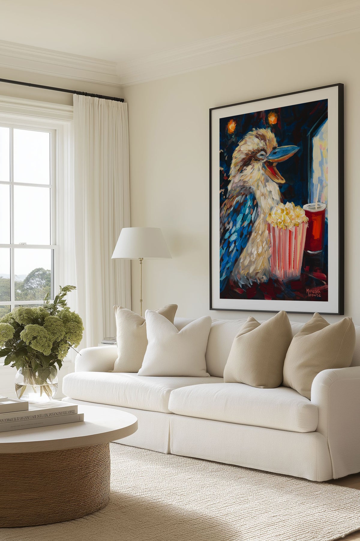 Kookaburra Popcorn by Meredith Howse | Art Print