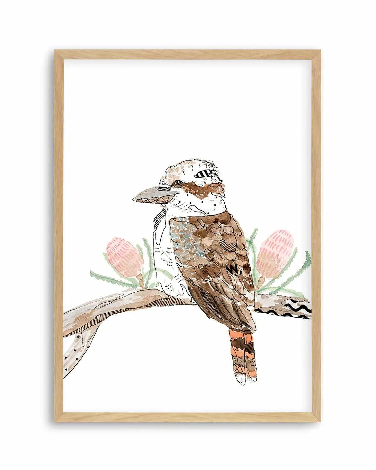 Kookaburra by Maku Fenaroli | Art Print from Olive et Oriel where you can shop wallpaper and artworks online