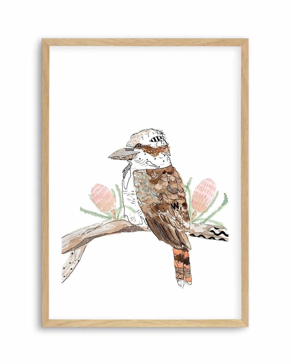 Kookaburra by Maku Fenaroli | Art Print from Olive et Oriel where you can shop wallpaper and artworks online