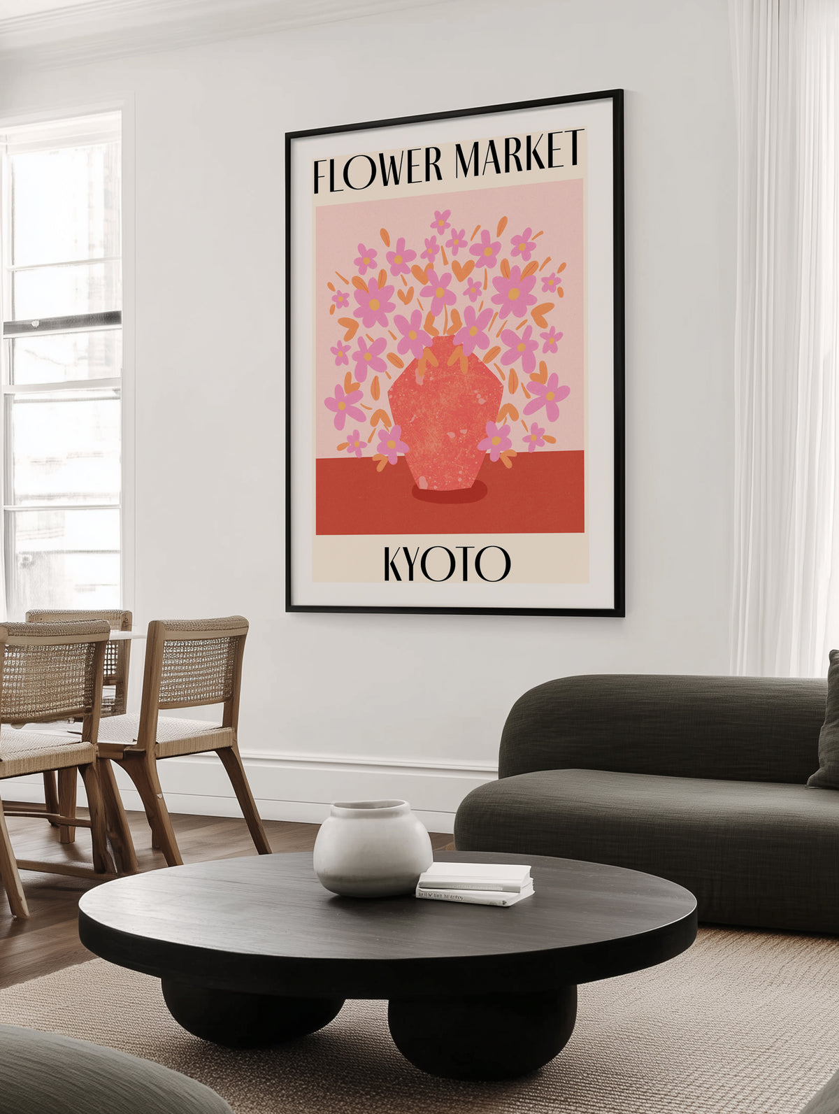 Kyoto Flower Market Bouquet by Dirkie Nell | Art Print