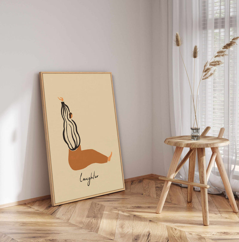 L by Arty Guava | Framed Canvas Art Print