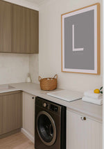 L is for Laundry Art Print