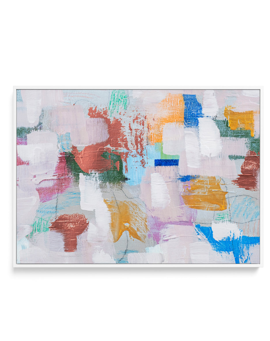 Color My Wall 1 by Judson Lee | Framed Canvas Art Print