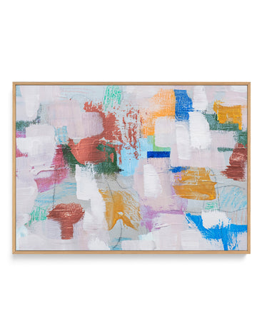 Color My Wall 1 by Judson Lee | Framed Canvas Wall Art