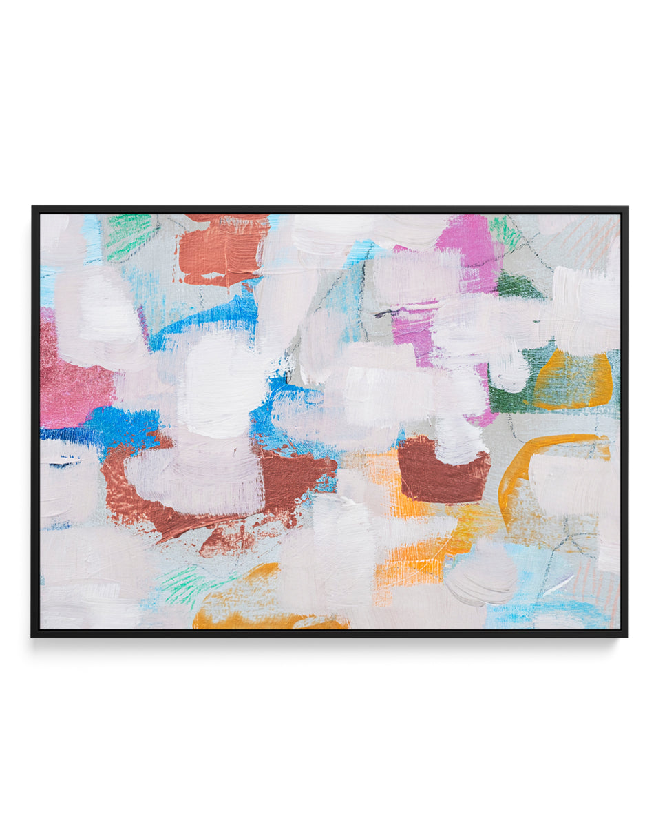 Color My Wall 2 by Judson Lee | Framed Canvas Art Print