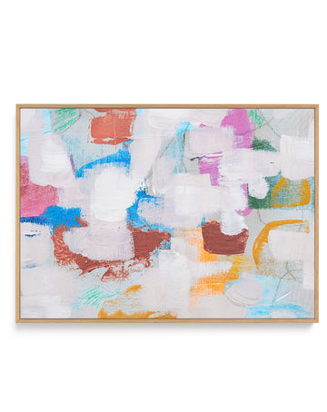 Color My Wall 2 by Judson Lee | Framed Canvas Wall Art