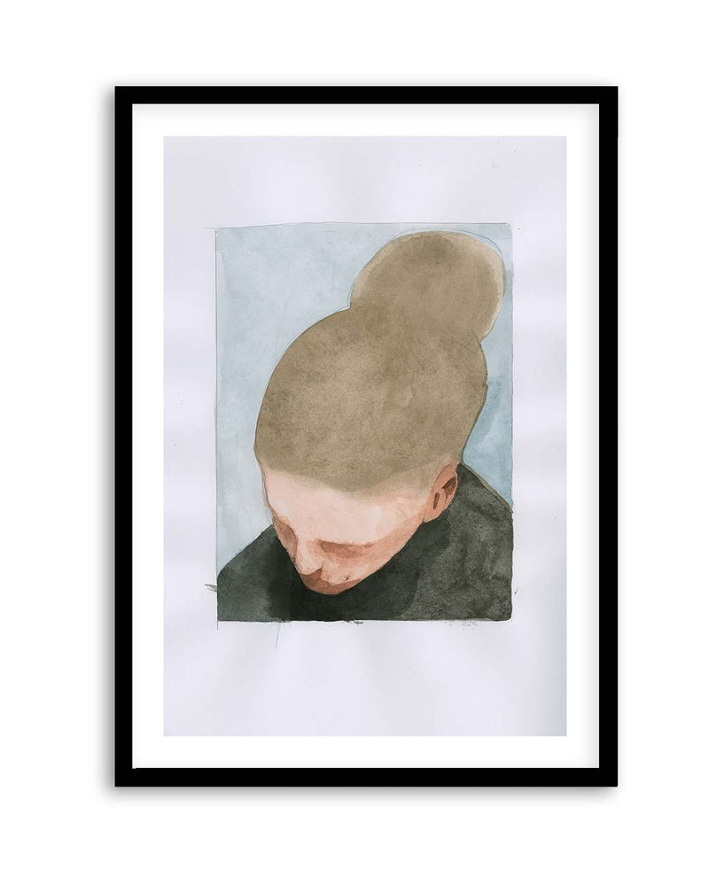 LEANING HEAD By Jorgen Hansson | Art Print