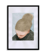 LEANING HEAD By Jorgen Hansson | Art Print