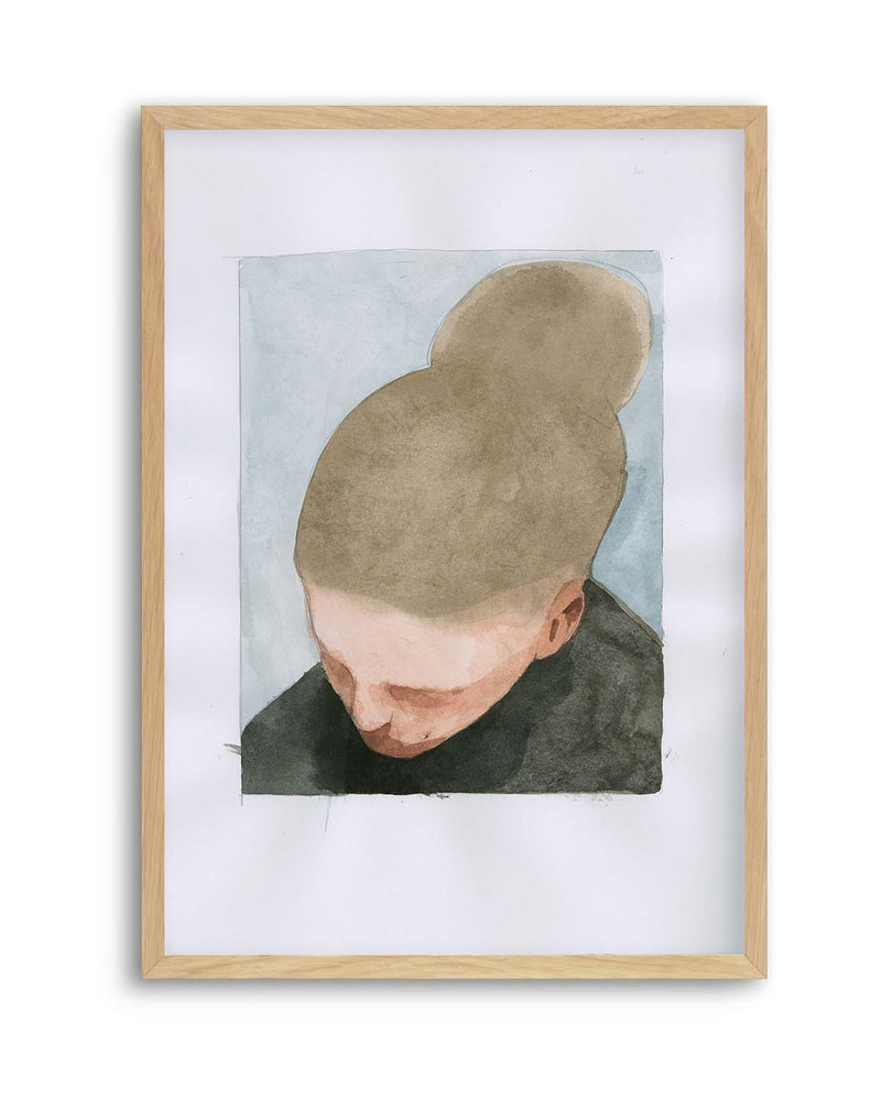 LEANING HEAD By Jorgen Hansson | Art Print