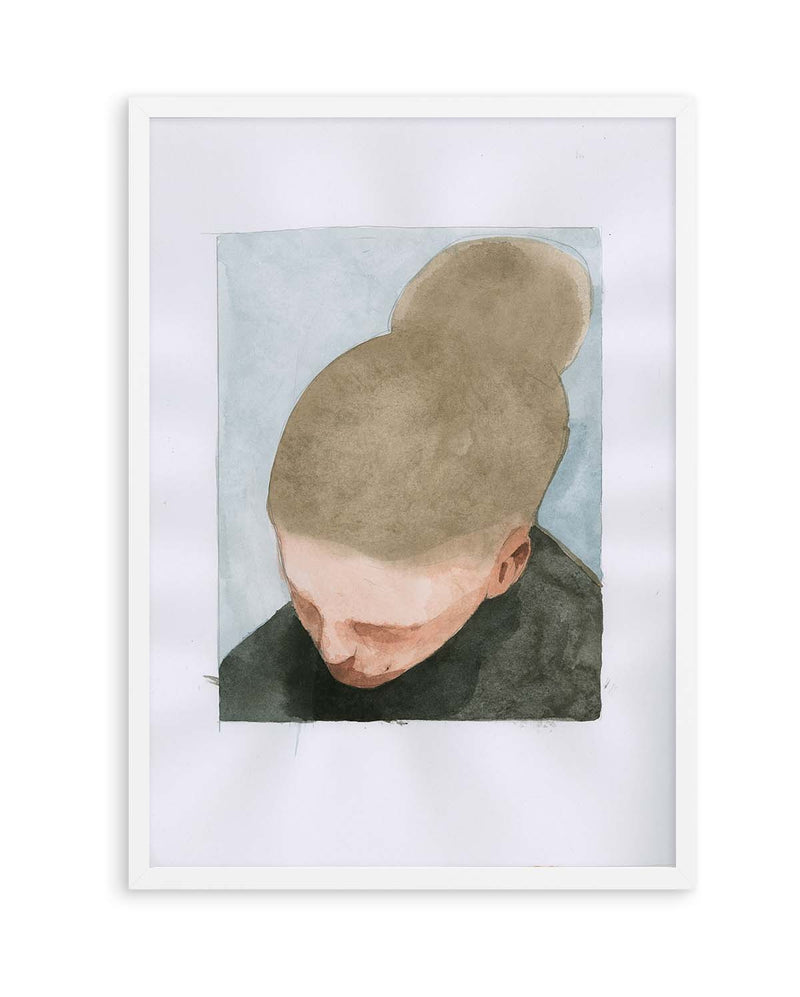 LEANING HEAD By Jorgen Hansson | Art Print