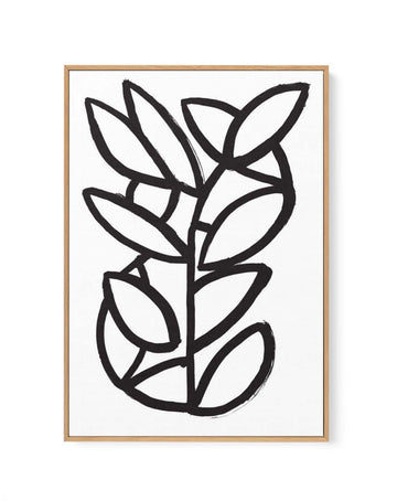 LEAVES X By Jorgen Hansson | Framed Canvas Art Print from Olive et Oriel where you can shop wallpaper and artworks online