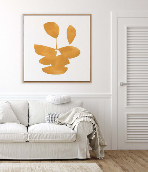 LEAVES Xl By Jorgen Hansson | Framed Canvas Art Print