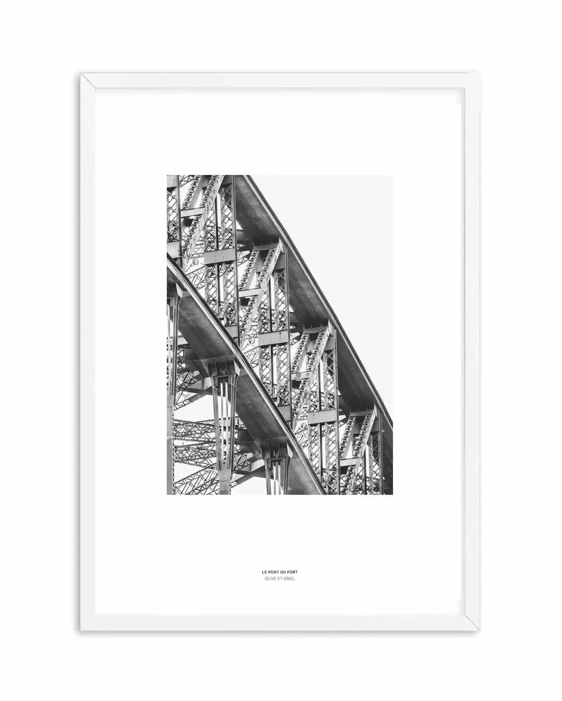 Le Pont Du Port | Sydney Harbour Art Print-PRINT-Olive et Oriel-Olive et Oriel-A4 | 8.3" x 11.7" | 21 x 29.7cm-White-With White Border-Buy-Australian-Art-Prints-Online-with-Olive-et-Oriel-Your-Artwork-Specialists-Austrailia-Decorate-With-Coastal-Photo-Wall-Art-Prints-From-Our-Beach-House-Artwork-Collection-Fine-Poster-and-Framed-Artwork