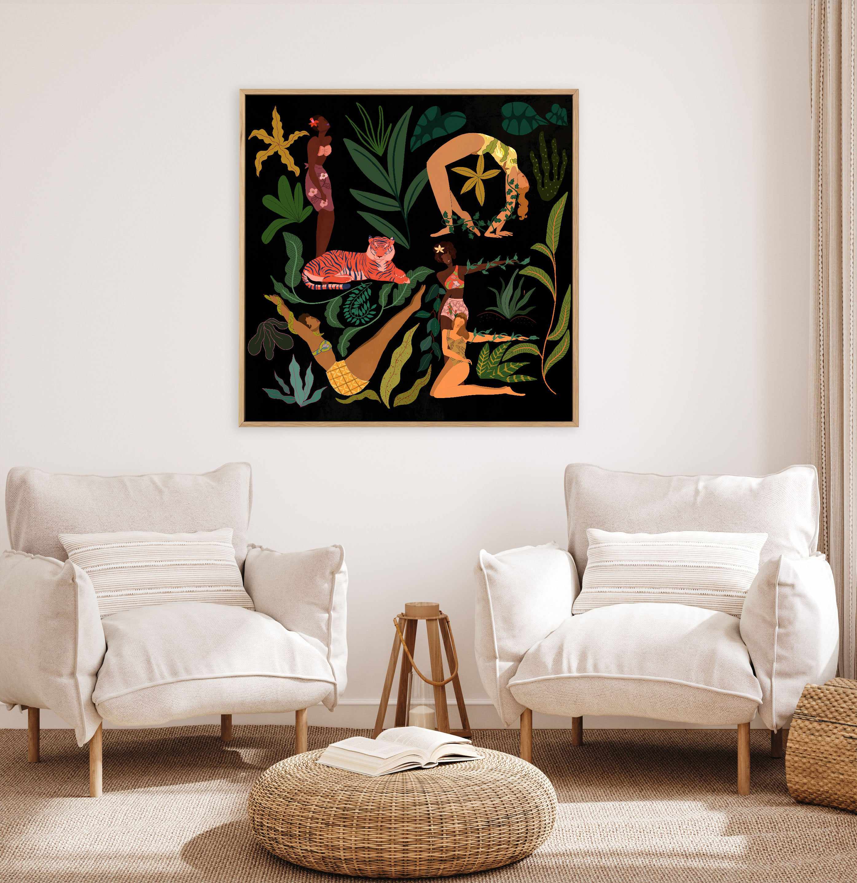 LOVE by Arty Guava | Framed Canvas Art Print