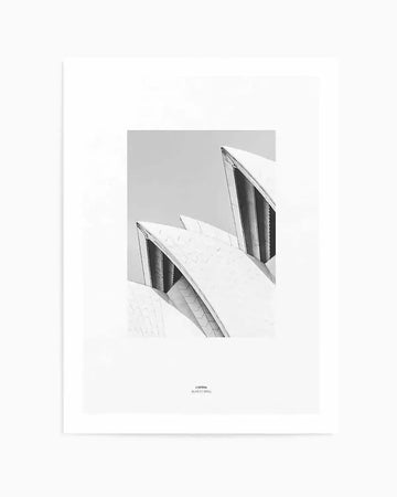 L'Opera House  Sydney Harbour Art Print art print, framed