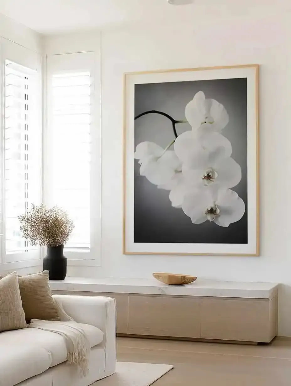 L'ombre Orchid Art Print from Olive et Oriel where you can shop wallpaper and artworks online
