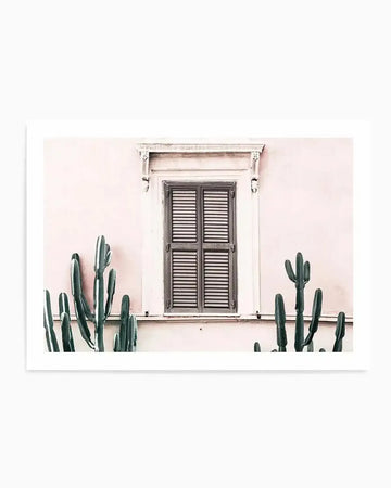 La Casa Rosa Art Print from Olive et Oriel where you can shop wallpaper and artworks online