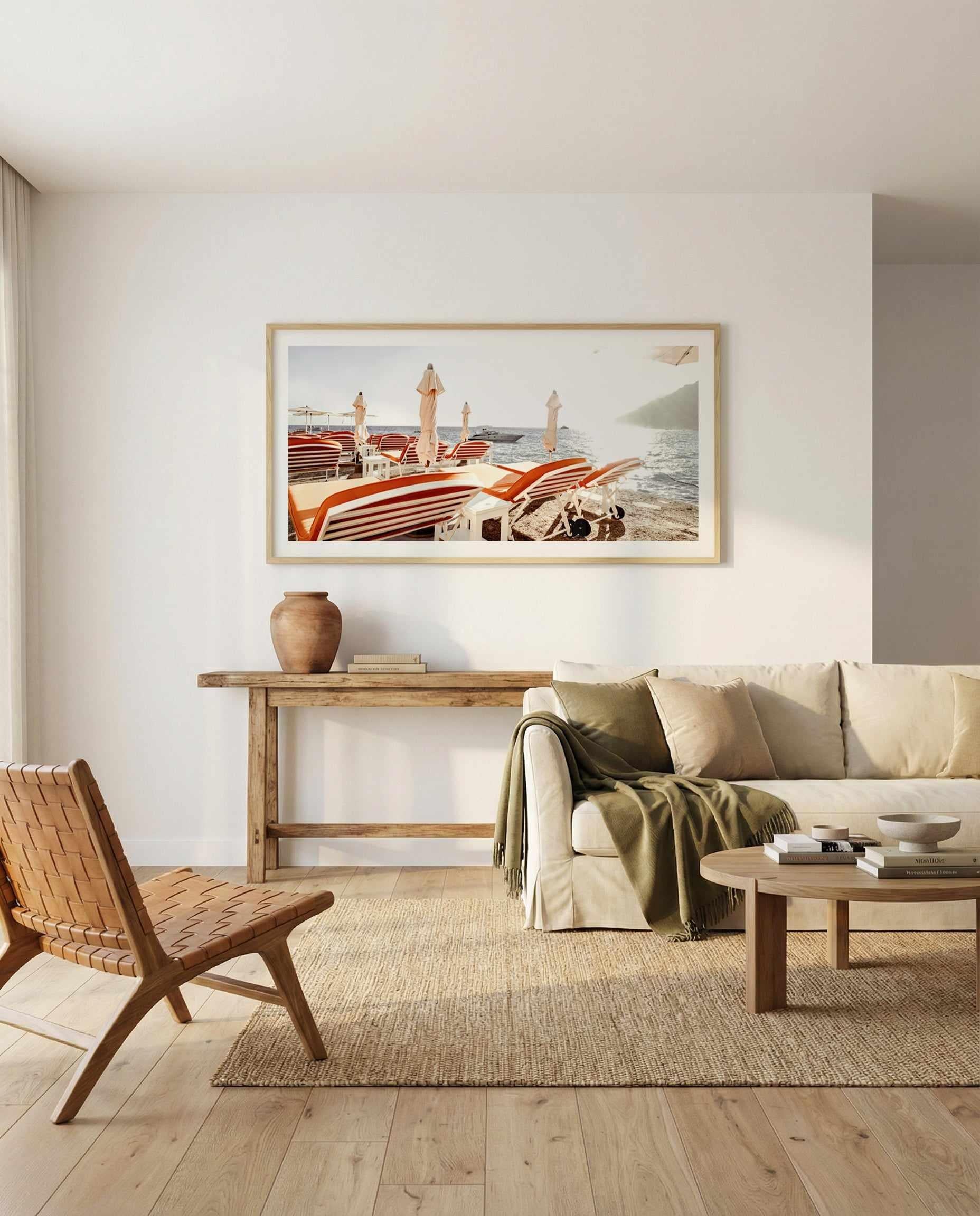 La Dolce, Amalfi | Panoramic Art Print from Olive et Oriel where you can shop wallpaper and artworks online