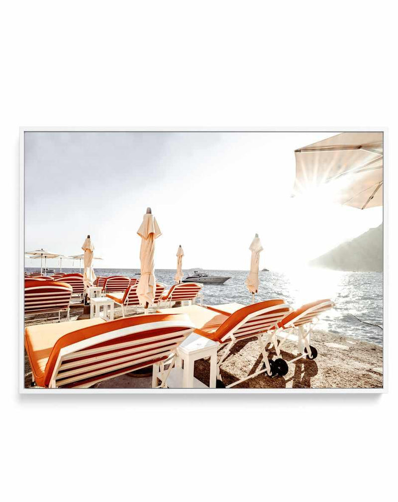 La Dolce, Amalfi by Teigan Geercke | Framed Canvas Art Print from Olive et Oriel where you can shop wallpaper and artworks online