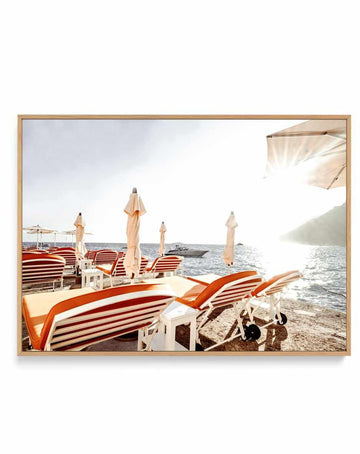 La Dolce, Amalfi by Teigan Geercke | Framed Canvas Art Print from Olive et Oriel where you can shop wallpaper and artworks online