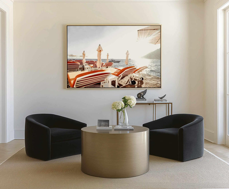 La Dolce, Amalfi by Teigan Geercke | Framed Canvas Art Print from Olive et Oriel where you can shop wallpaper and artworks online