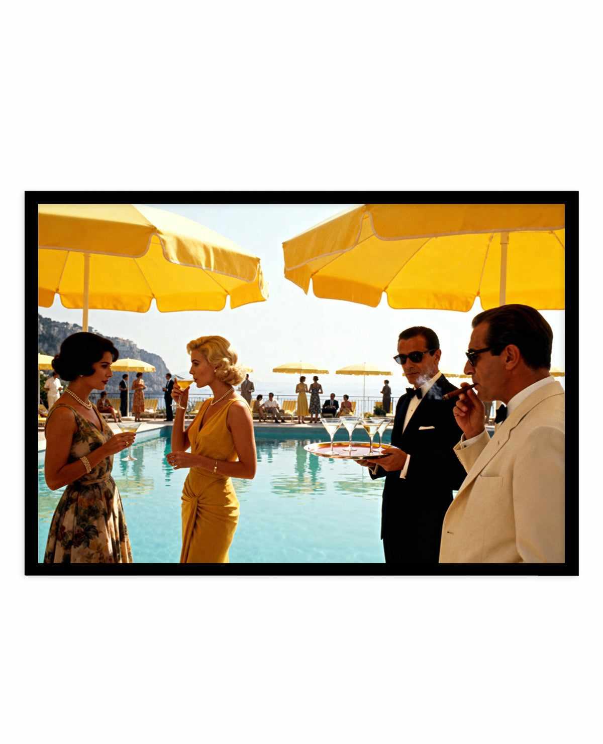 La Dolce Vita, Capri | Art Print from Olive et Oriel where you can shop wallpaper and artworks online