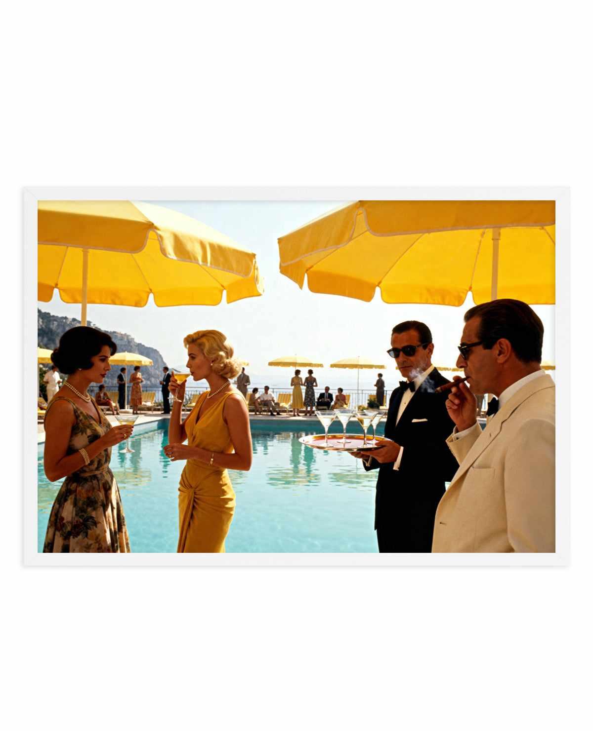 La Dolce Vita, Capri | Art Print from Olive et Oriel where you can shop wallpaper and artworks online