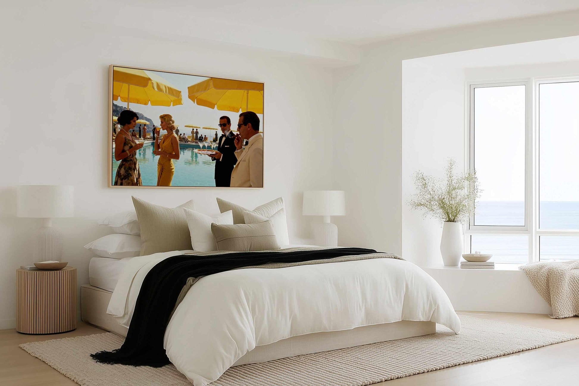 La Dolce Vita, Capri | Framed Canvas Art Print from Olive et Oriel where you can shop wallpaper and artworks online