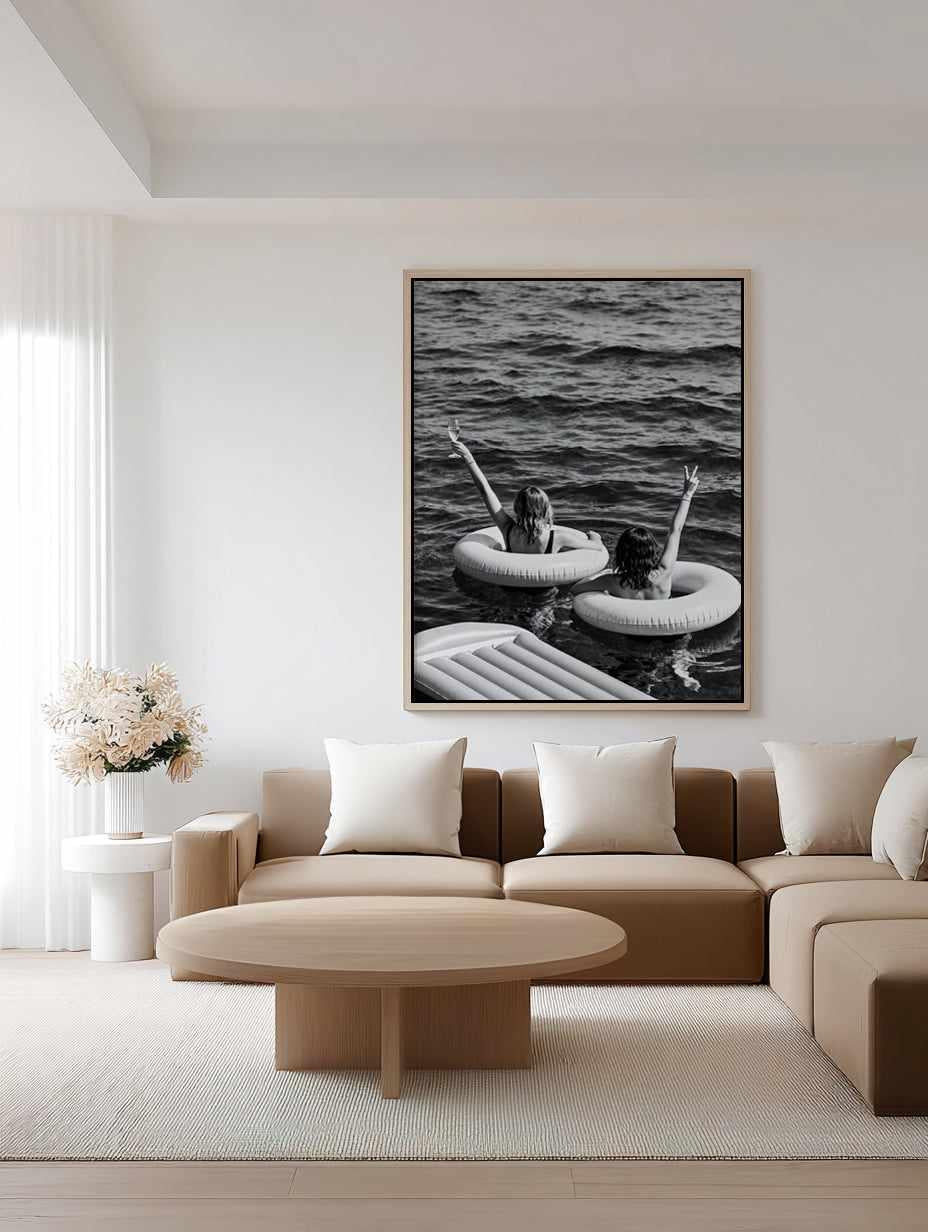 La Dolce Vita Life | Framed Canvas Art Print from Olive et Oriel where you can shop wallpaper and artworks online