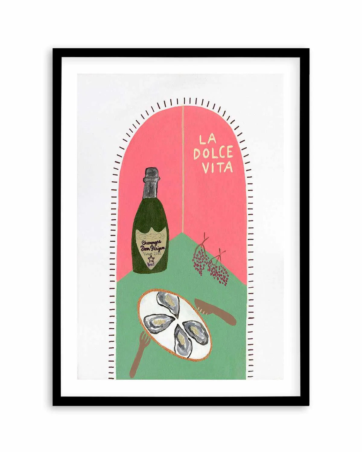 La Dolce Vita Pink by Britney Turner Art Print from Olive et Oriel where you can shop wallpaper and artworks online