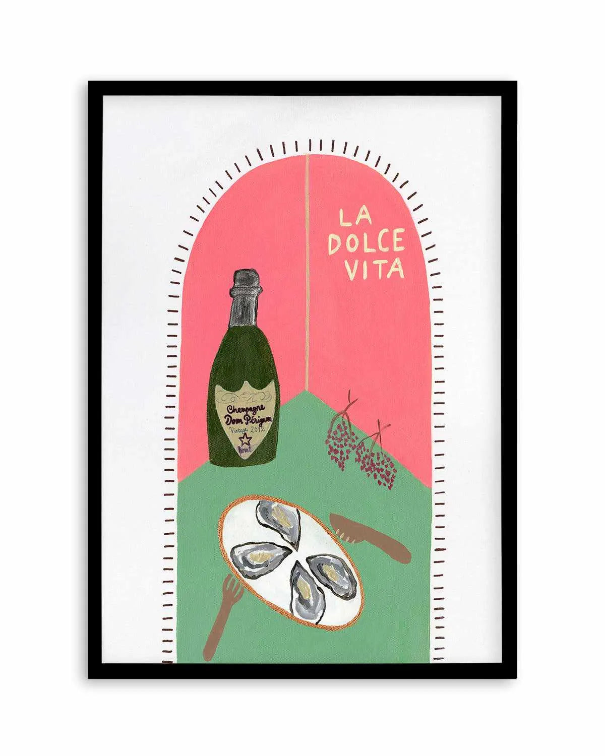 La Dolce Vita Pink by Britney Turner Art Print from Olive et Oriel where you can shop wallpaper and artworks online