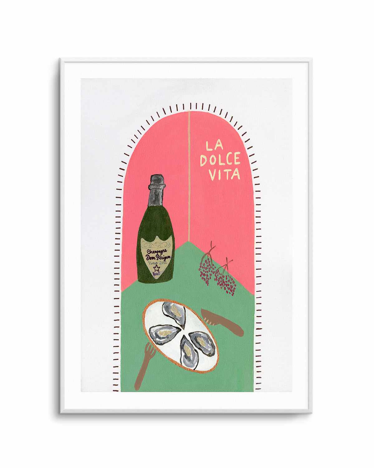 La Dolce Vita Pink by Britney Turner Art Print